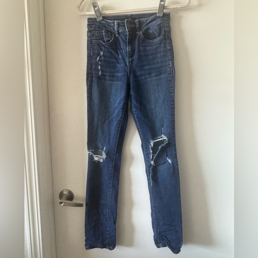 Forever 21 Distressed Skinny Jeans